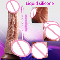 Sex Toy Féminin le Moins Cher Chauffant Extensible Télécommandé Gode Géant