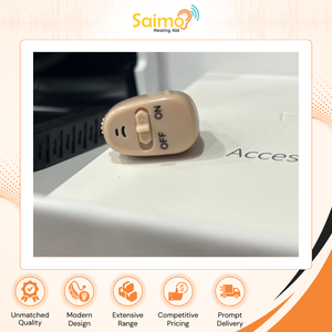 เครื่องช่วยฟังแบบอนาล็อกสีเบจรุ่นล่าสุด คุณภาพดี สำหรับผู้มีปัญหาการได้ยินระดับเล็กน้อยถึงปานกลาง ใช้งานได้ทันที รุ่น Vivo3 แบบ CIC วางจำหน่ายแล้ว - Product Image 3