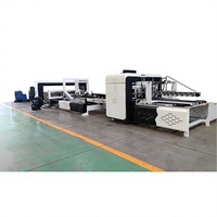 Machine automatique de fabrication de boîtes en carton / Machine à carton / Machine de pliage et de collage de boîtes en carton ondulé pour la fabrication de boîtes en carton