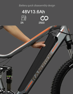 จักรยานไฟฟ้า Randride YS90B ขนาด 27.5 นิ้ว 1000 วัตต์ ไม่มีแบตเตอรี่ จักรยานเสือภูเขาไฟฟ้า 27 สปีด - Product Image 5