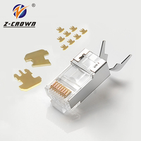 Connecteur RJ45 RJ11 pour prise murale intérieure vers câble modulaire de ligne fixe mâle