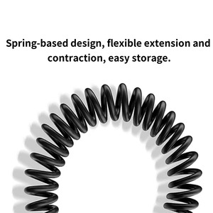 Cable HDMI 2.1 en Espiral de 8k y 48gbps, Retráctil, para Cámara, Gimbal, Monitor <span class=keywords><strong>Atomos</strong></span>, 4k 120hz HDR, Chapado en Oro, OEM - Product Image 2