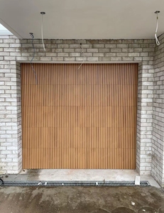 <span class=keywords><strong>Porte</strong></span> de <span class=keywords><strong>garage</strong></span> moderne isolée en aluminium noir électrique automatique intelligente pour villa de luxe - Product Image 6