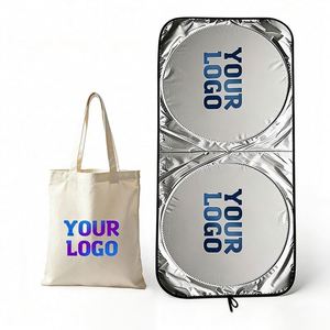 Wholesale Promo Business Gift Foldable Logo Sun <b>Shade</b> for Car Dealer Protection Heat Insulation Sunshade - Product Image 1