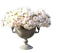 結婚式の花の装飾、牡丹の花の壁卸売義烏製造