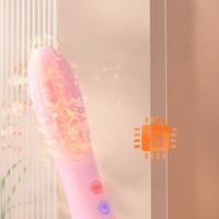 Vibrierender Doppelkopf-AV-Stick für weiblichen Orgasmus – Starker Schock-Massagestab für die weibliche Masturbation – Klitoraler Zweiter Höhepunkt
