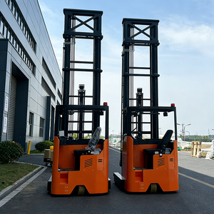 מלגזה חשמלית בעלת כושר הרמה של 2 טון, גובה הרמה 13 מטר, עם הרמה הידראולית להעמסה ופריקה בגובה רב, הזזה צידית ומערכת EPS. - Product Image 3