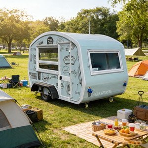 Carrito de Comida Móvil de Acero Inoxidable, Quiosco de Venta Seguro para Jugos, Hot Dogs y Bocadillos - Product Image 1