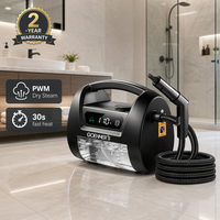 Vaporisateur Électrique Haute Performance, Autonomie 30 min, Étanche, Portable, Grande Capacité 1,6 L, Puissance Réglable 1800 W, Pour Maison et Voiture