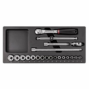 519/613BB <b>Tool</b> <b>Storage</b> Kit With Socket Set And Ratchet Handle For Automotive Repair - Product Image 1