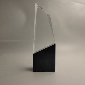Vente directe d'usine, base <span class=keywords><strong>en</strong></span> marbre, trophée <span class=keywords><strong>en</strong></span> cristal K9 personnalisé, cadeau d'entreprise pour la reconnaissance - Product Image 1