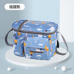 Ea574 Baby Cooler Mommy Custom Pañal Cochecito Organizador Bolsas Organizador Tote para Bebés Diseñador Almuerzo Bolsa de Aislamiento Térmico - Product Image 3