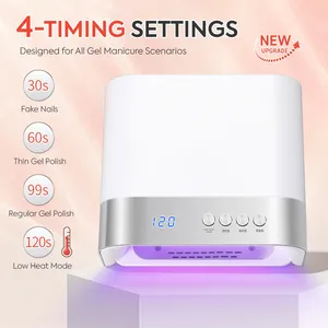 Lámpara UV LED para Uñas de 168W, 36 LED, Secador de Esmalte en Gel con Sensor Automático, 4 Temporizadores, Herramienta Profesional para Manicura y Salón - Product Image 2