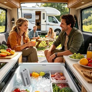 Refreezable PP Reusable Ice Cube Outdoor Camping Cold Fan Ice Crystal <b>Box</b> for <b>Milk</b> Preservation - Product Image 4