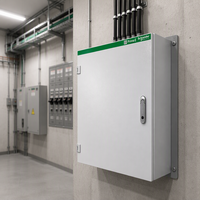 Boîtier de distribution électrique personnalisé mural en tôle d'acier thermolaquée, fabrication OEM ODM, service d'usine