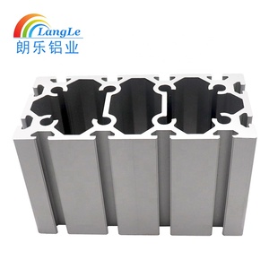 100x200 nhôm hợp kim hồ sơ công nghiệp nặng 100200 nhôm hồ sơ ép đùn CNC Router langle t khe cắm đùn - Product Image 1