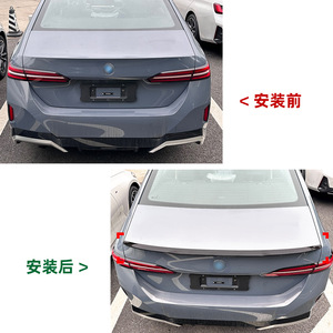 Bmw 5 Series I5 G60 2024+ Rear Trunk Spoiler Wing Piano Black Carbon Fiber Texture Abs Material - Product Image 4