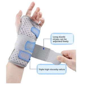 Penyangga Pergelangan Tangan dengan Penopang Jempol, Penahan Terowongan Karpal, Dapat Disesuaikan, Bernapas, dan Meredakan Nyeri - Product Image 4