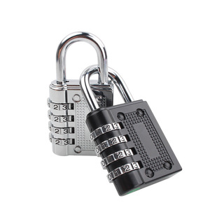 Combination <b>Padlock</b> Aluminum Alloy 6mm Shackle Resettable Password Lock For Luggage Bags Gym Lockers Doors - Product Image 1