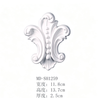 Médaillon de plafond en polyuréthane léger à installation facile, décoration intérieure moderne, résistant à la pourriture et à l'humidité