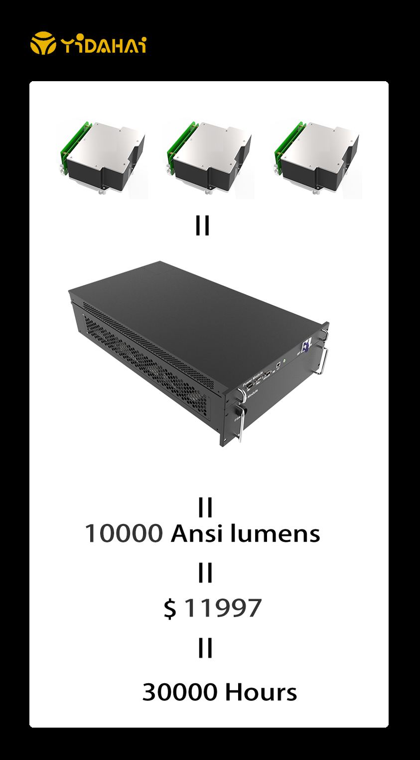 Replace Cinemas projector Arc Xenon Lamp  with laser light source Applicable Barco/Christie/NEC movie theater film