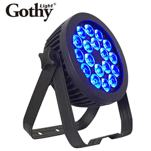 Projecteur LED plat 18x10W blanc chaud, lumière de projection, contrôle DMX512, Ra90 CRI, IP20, utilisation en intérieur pour les concerts, les théâtres - Product Image 5