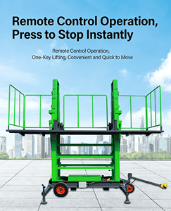 4 मीटर 6 मीटर 8 मीटर मोबाइल लिफ्टर मचान इलेक्ट्रिक हाइड्रोलिक कैंची लिफ्ट निर्माण के लिए चिनाई मचान - Product Image 2