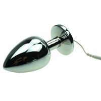 Plug anal électrique en acier inoxydable, dilatateur anal, stimulation par vibration de la chambre postérieure, jouet sexuel pour adultes