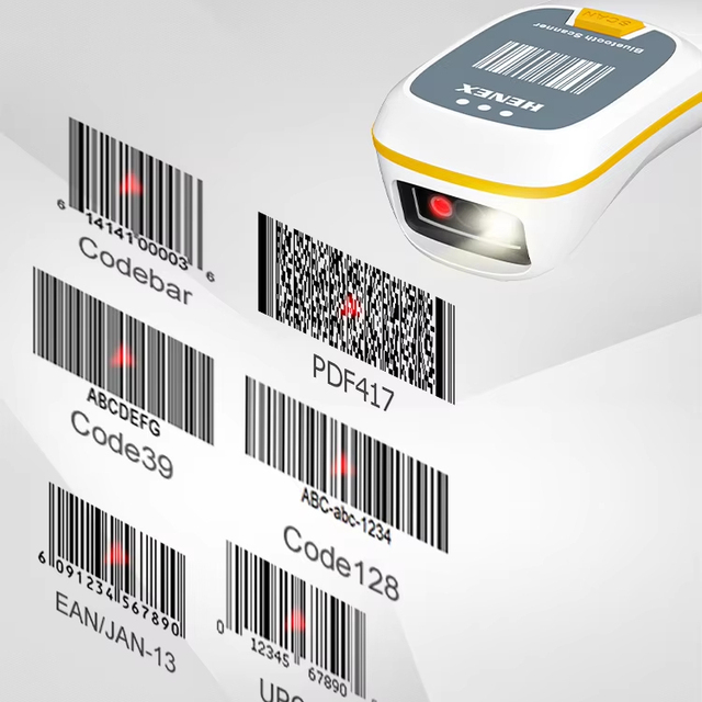HENEX HC-300R 1D 2D Wireless Barcode Scanner-Portable 3-Year Warranty in Stock
