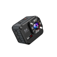 Caméra d'action ultra HD, résolution réelle 5K, grand angle 160°, stabilisation électronique de l'image (EIS), mini caméra portable, caméra de drone étanche 4K