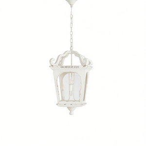 Lustre en bois à 4 lumières réglables avec chaîne, suspension carrée blanche pour cuisine, salle à manger, hall d'entrée, ampoule E26 non incluse - Product Image 1