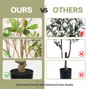 Artificial Olive <b>Tree</b> 5FT Faux Indoor Plant Lifelike Potted Decor for Living Room Home - Product Image 4