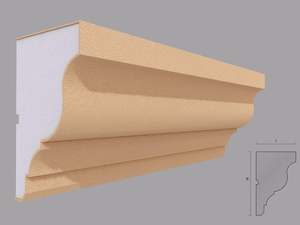 High quality plastic molding decorative concrete eaves molding villa cast-in-place line mold exterior wall cornice mold - Product Image 1