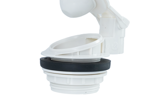 Kit de remplacement universel pour chasse d'eau de réservoir de toilettes avec clapet économiseur d'eau haute performance et chaîne en acier inoxydable - Product Image 2