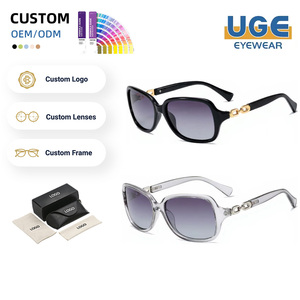 Lunettes de <span class=keywords><strong>soleil</strong></span> rectangulaires de luxe de conception italienne, lunettes de <span class=keywords><strong>soleil</strong></span> de créateur pour femmes, polarisation UV400, grandes lunettes de <span class=keywords><strong>soleil</strong></span> pour les <span class=keywords><strong>voyages</strong></span> quotidiens - Product Image 1