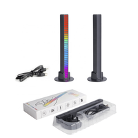 Lumières de rythme musical à LED, dc 5v, Rechargeable, 32 bits, rvb, commande vocale, Offre Spéciale
