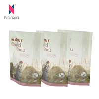 Op Maat Bedrukte Snackverpakking Cashewnoten Herbruikbare Rits Zak Tuit Handvat Pet Al Aluminium Folie Stand Zakje Hermetisch Hersluitbaar