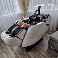 Sillón de Masaje Portátil 3D de Alta Gama, Gravedad Cero, Acupresión, Reclinable, Control por Voz con IA, Masaje de Pies y Pantorrillas con Bolsas de Aire, Calor Inteligente