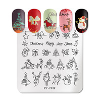 Ensemble de pochoirs de manucure en acier à motif de fleur, vernis à ongles, bricolage, impression d'image, modèle de transfert, Nail Art, plaques d'estampage