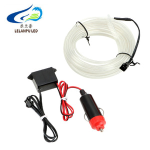 EL alambre frío línea Flexible luces del <span class=keywords><strong>coche</strong></span> 12V 12V LED de neón 1M 3M 5M atmósfera luz fría luz franja decoración Interior lámparas de <span class=keywords><strong>coche</strong></span> - Product Image 1