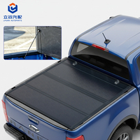 Couverture de benne rigide en aluminium à profil bas, pliable en quatre parties, pour Ford Ranger 2024, benne de 5 pi (61 po), accessoires pour camionnettes