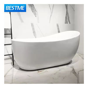 Baignoire autoportante moderne de luxe sur mesure Baignoires de <span class=keywords><strong>spa</strong></span> écologiques en acrylique Baignoire de trempage à prix compétitif de forme rectangle - Product Image 1