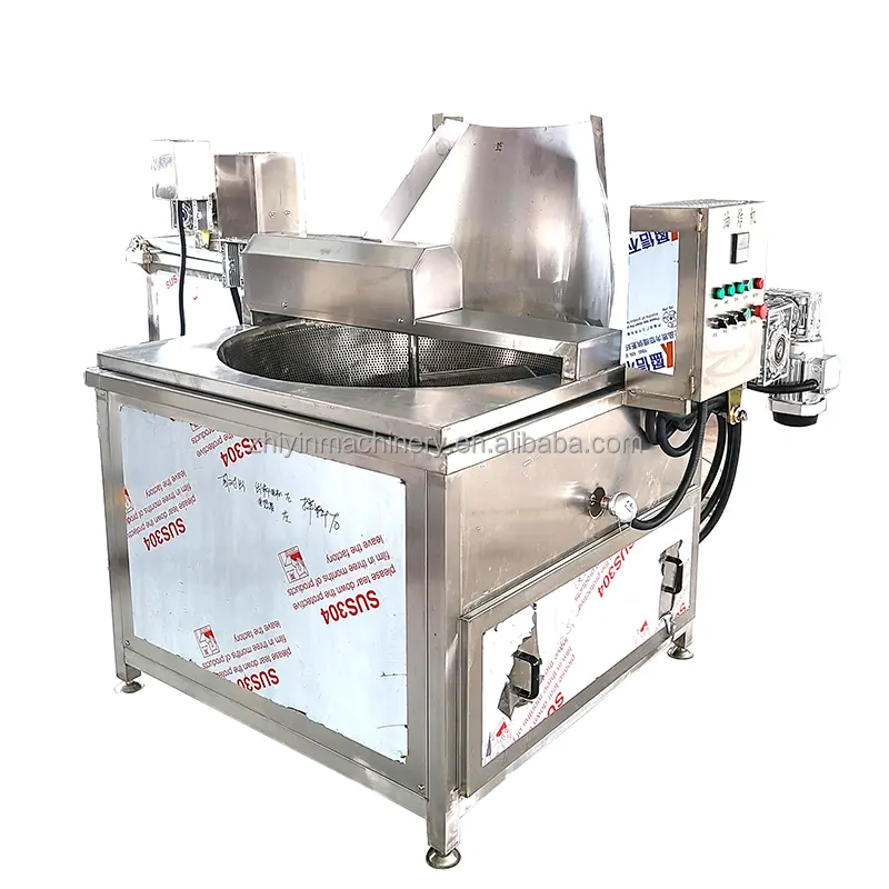 Özel gaz fritöz aperatif gıda kızartma ekipmanları otomatik sıcaklık kontrolü patates kızartması kızartma makineleri