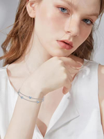 Bracelet ajustable en argent sterling 925 avec breloque cœur et pierre de naissance pour femme, bijoux fantaisie en gros, cadeau