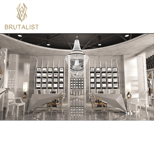 Cao cấp cao cấp bằng gỗ hiển thị quang học đứng treo tường kính trưng bày với phong cách thanh lịch tối ưu cho các cửa hàng quang học - Product Image 6