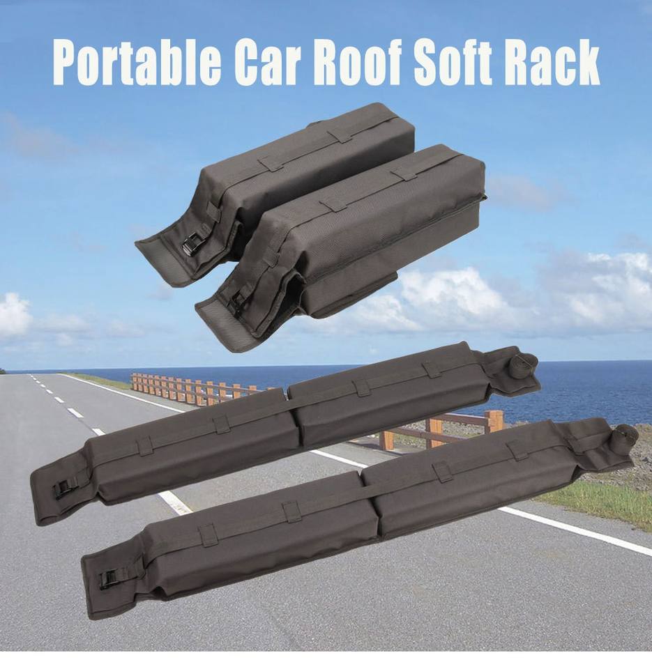 Universal Inflatable Portable Soft Roof Rack Bars Fits Cars and SUVs ...