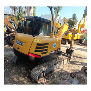รถขุดขนาดเล็ก Sany SY60 6 ตัน มือสอง ใช้งานน้อย ระบบไฮดรอลิก แบบตีนตะขาบ ขาย - Product Image 1