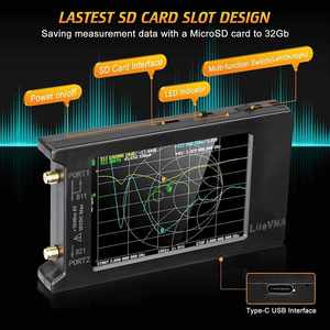 Wholesale Price LiteVNA 64/62 V0.3.2 50kHz-6.3GHz Carbon Fiber <b>Plastic</b> Display Network Analyzer VHF Antenna Data Storage - Product Image 6