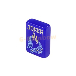 Diseño personalizado acrílico Mahjongg Tiles entretenimiento familiar Mahjong juego conjunto con Bam, Dot y Crak - Product Image 5