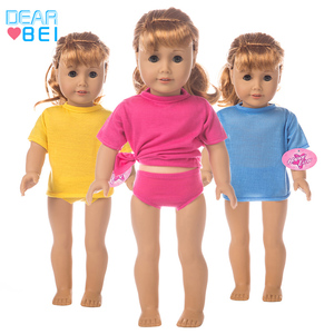 DEAR BEI Set di <span class=keywords><strong>Vestiti</strong></span> per Bambole da <span class=keywords><strong>18</strong></span> Pollici, Comodi e Morbidi, Serie Moda Unisex, Multicolore, per Bambole Americane - Product Image 4